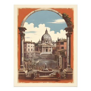 Poster vintage de Rome
