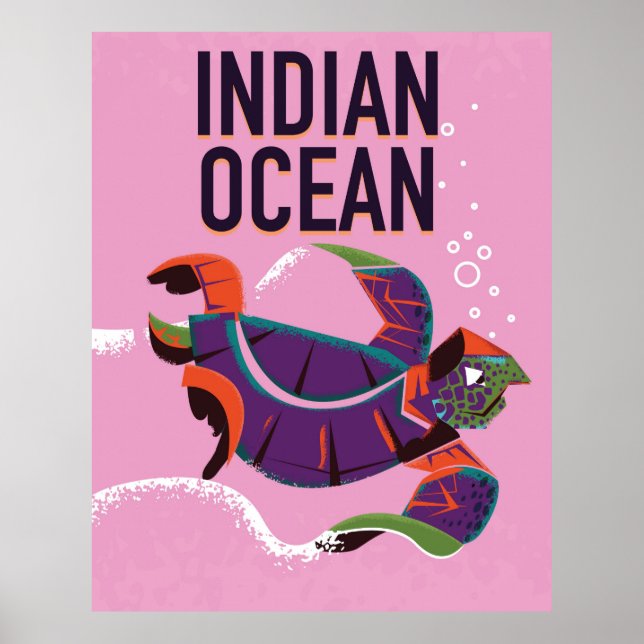 Poster vintage de voyage en Australie (Devant)