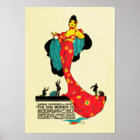 Poster vintage du film silencieux