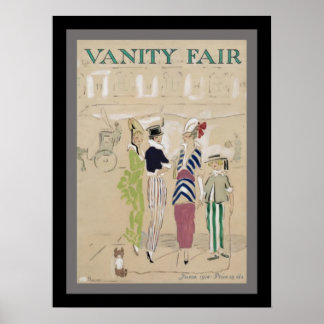 Poster vintage du Salon de la vanité 1914