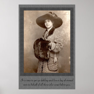 Poster vintage du zeste éternel 18x24