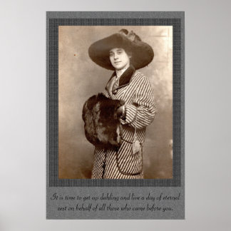 Poster vintage du zeste éternel 18x24