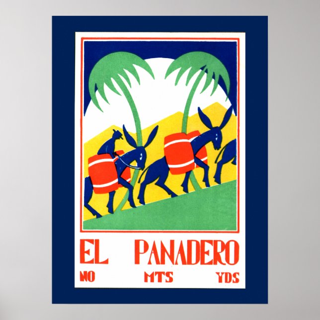 Poster vintage - El Panadero (Devant)