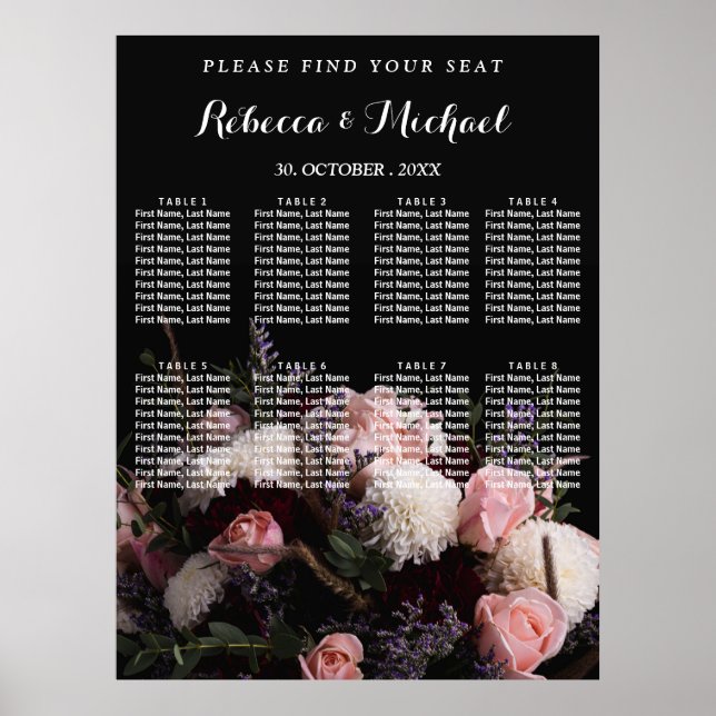 Poster vintage foncé (Devant)
