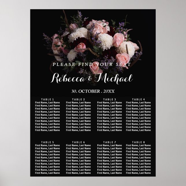 Poster vintage foncé (Devant)