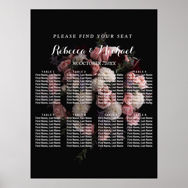 Poster vintage foncé (Devant)