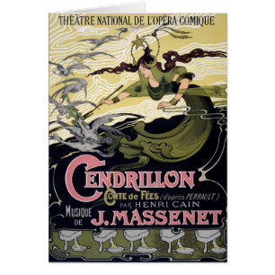 Poster vintage français 1899 reconstitué