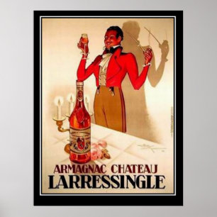 Poster vintage français de la promotion du vin