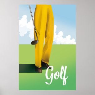 poster vintage Golf Travel