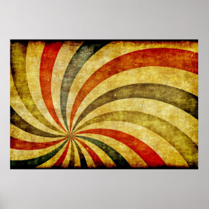 Poster Vintage Grunge Arrière - plan en cirque de carnava