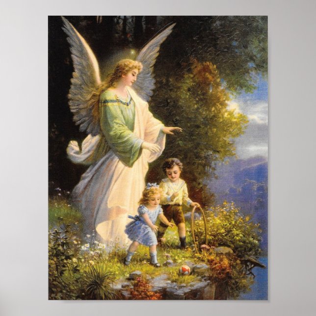 Poster vintage Guardian Angel (Devant)