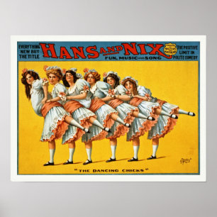 Poster vintage Hans et Nix