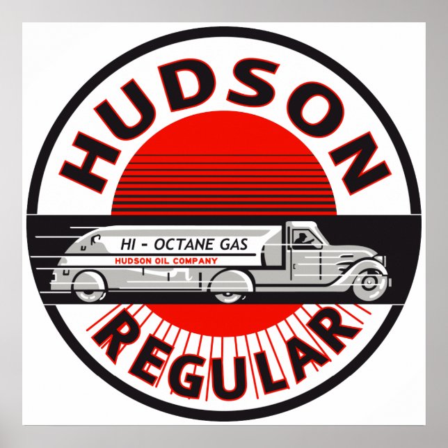 Poster Vintage Hudson (Devant)
