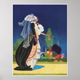 Poster vintage "Imaginaire Lady"