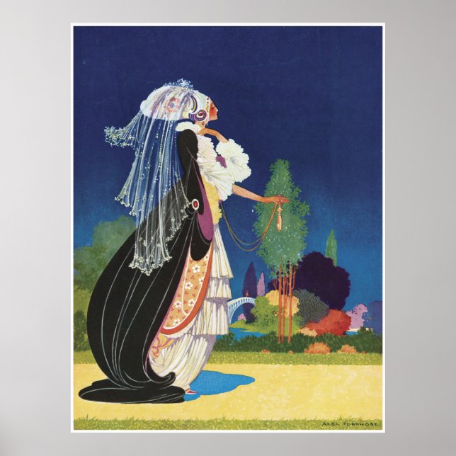 poster vintage "Imaginaire Lady" (Devant)