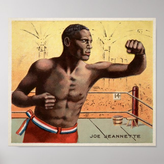 Poster vintage Joe Jeanette (Devant)