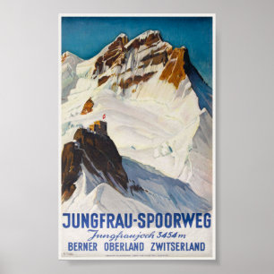 Poster vintage Jungfrau-Sporting 1914