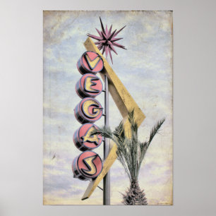 Poster vintage Las Vegas