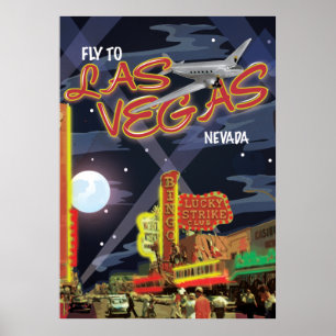 Poster vintage Las Vegas