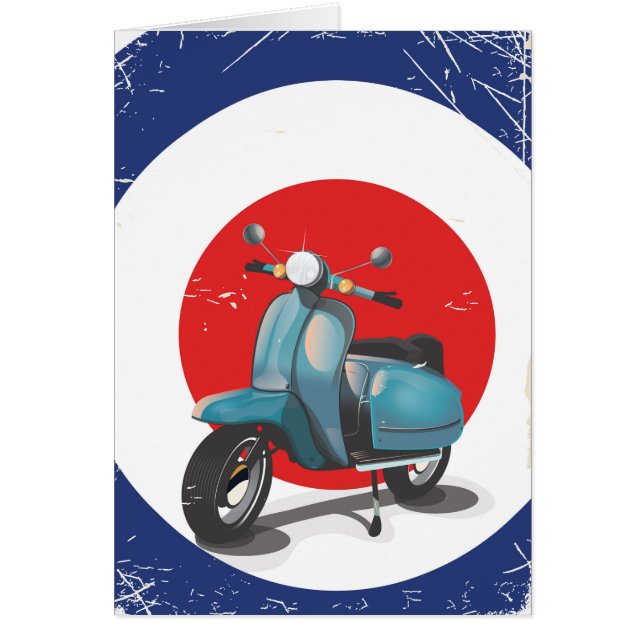 Poster vintage moto Mod (Devant)