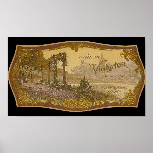 Poster Vintage Natural Soap Ad (Devant)