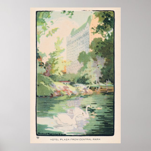 Poster vintage New York City (Devant)