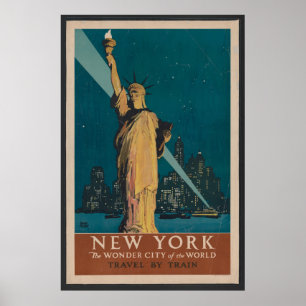 Poster vintage New York City