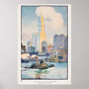 Poster vintage New York City