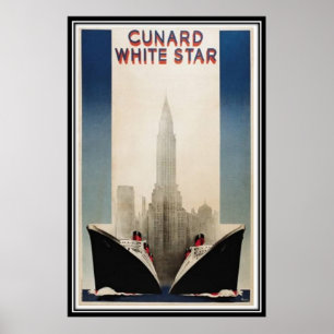 Poster Vintage New York City, USA -