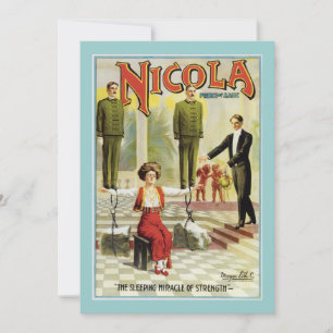 Poster vintage Nicola Magician
