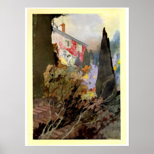 Poster vintage Notre Jardin Sentimental