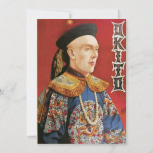 Poster vintage Okito Magician