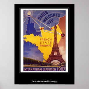 Poster vintage Paris