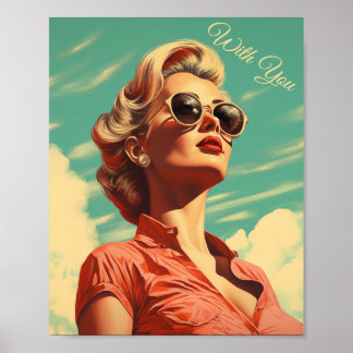 Poster vintage Pinup