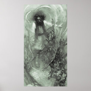 Poster Vintage Pirates, capitaine Goldsack par Howard Pyl