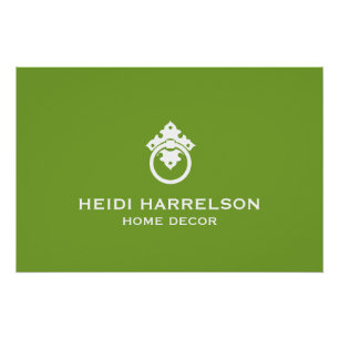 Poster Vintage Porte Knocker Green/White Logo Télécharger