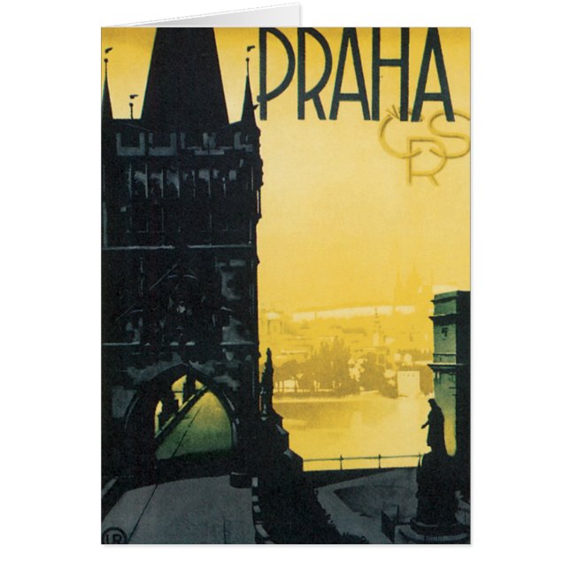 Poster vintage Praha (Devant)
