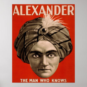 Poster vintage Psychique