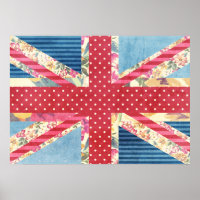 Vintage Shabby Chic | Drapeau britannique