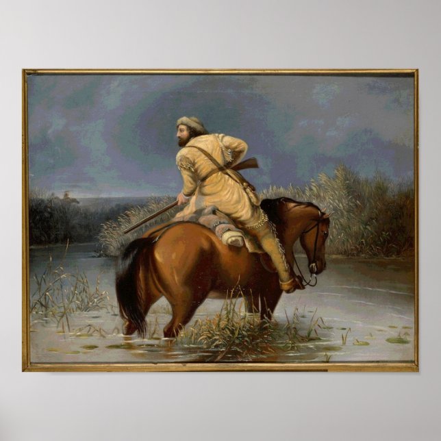 Poster vintage Trapper (Devant)