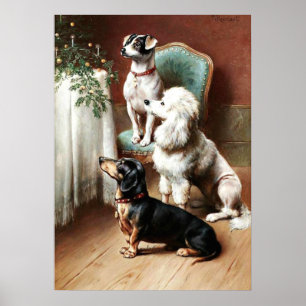 Poster Vintage - Une retraite de Noël