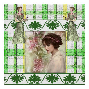 Poster vintage victorien