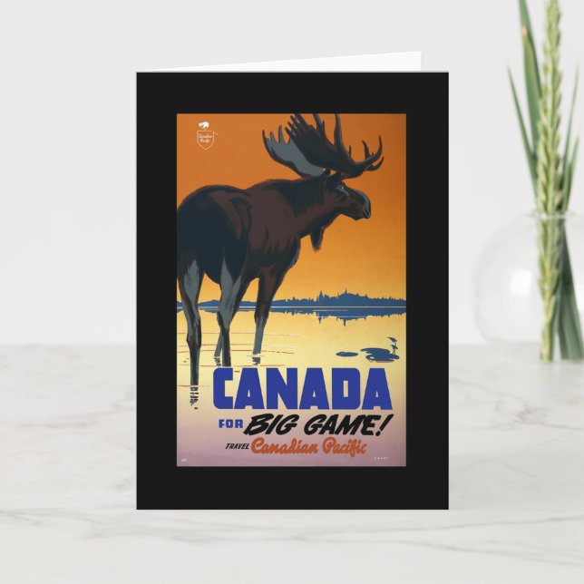 Poster Vintage voyage du Canada sur cartes, cartes (Devant)