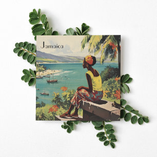 Poster Vintage voyage Jamaïcaine