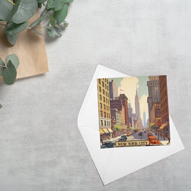 Poster Vintage voyage New York (Créateur téléchargé)