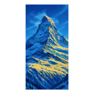 Poster Vintage voyage Zermatt