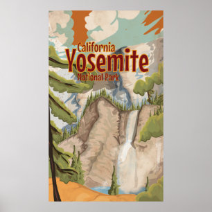 Poster vintage Yosemite