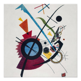 Poster Violet (1923) Wasily Kandinsky