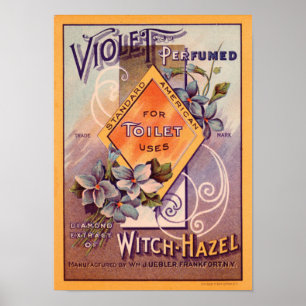 Poster Violette parfumée - 1903