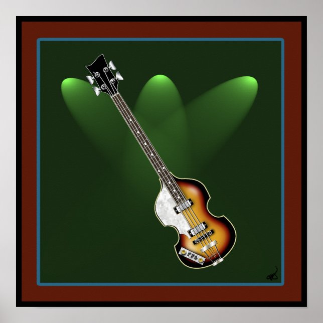 Poster Violon Bass (Devant)